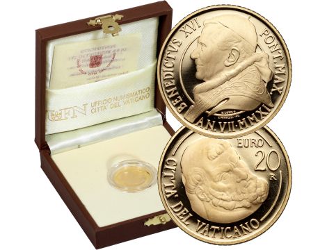 5154. Watykan, Benedykt XVI, 20 euro 2011, Kaplica Paulińska
