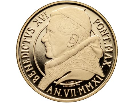 5155. Watykan, Benedykt XVI, 50 euro 2011, Ukrzyżowanie św. Piotra - 2