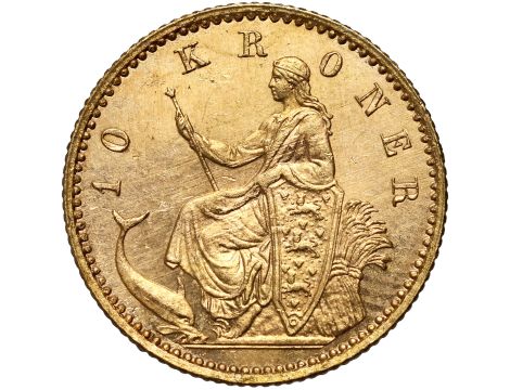 5158. Dania, Chrystian IX, 10 koron 1900