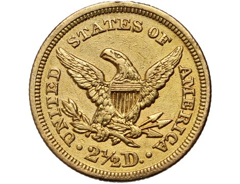 5181. USA, 2,5 dolara 1852, Filadelfia, Liberty - 2