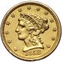 5181. USA, 2,5 dolara 1852, Filadelfia, Liberty - 2