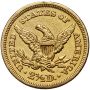 5181. USA, 2,5 dolara 1852, Filadelfia, Liberty - 3