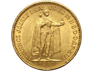 5182. Węgry, Franciszek Józef I, 20 koron 1893 KB, Kremnica