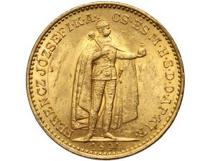 5184. Węgry, Franciszek Józef I, 20 koron 1894 KB, Kremnica