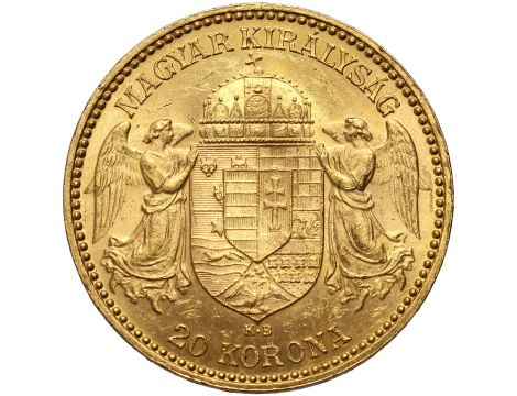 5184. Węgry, Franciszek Józef I, 20 koron 1894 KB, Kremnica - 2
