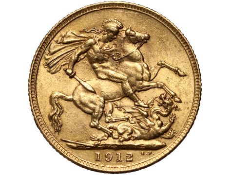 5192. Wielka Brytania, Jerzy V, suweren 1912, Londyn - 2
