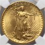 5196. USA, 20 dolarów 1908, Filadelfia, Saint-Gaudens, NGC MS63 - 3