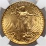 5197. USA, 20 dolarów 1908, Filadelfia, Saint-Gaudens, NGC MS63 - 3
