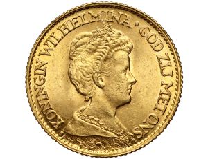 5201. Holandia, Wilhelmina, 10 guldenów 1917