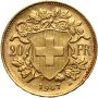 5203. Szwajcaria, 20 franków 1947, Helvetia Vreneli - 3