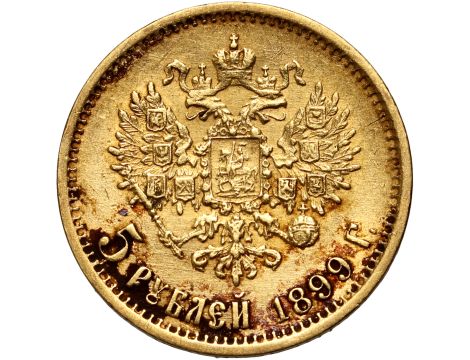 5207. Rosja, Mikołaj II, 5 rubli 1899 (FZ) - 2