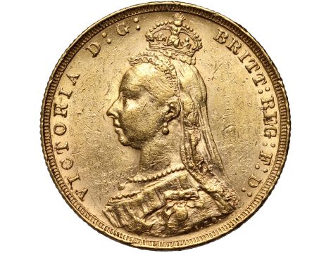 5209. Wielka Brytania, Wiktoria, suweren 1890, Londyn