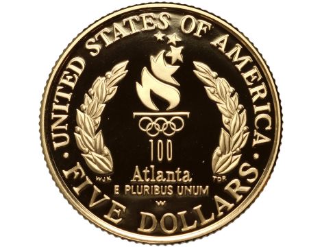 5223. USA, 5 dolarów 1996, Igrzyska w Atlancie - 2