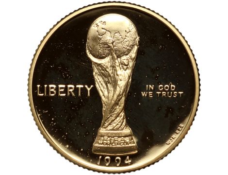 5224. USA, 5 dolarów 1994, Mistrzostwa Świata w Piłce Nożnej