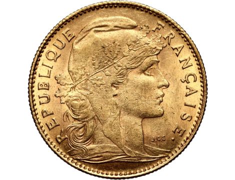 5234. Francja, 10 franków 1910, Marianna i Kogut
