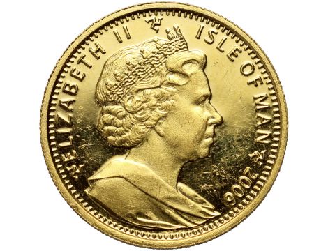 5258. Wyspa Man, 1/5 crown 2006, 80. urodziny Elżbiety II, 1/5 uncji złota - 2