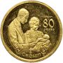 5258. Wyspa Man, 1/5 crown 2006, 80. urodziny Elżbiety II, 1/5 uncji złota - 5