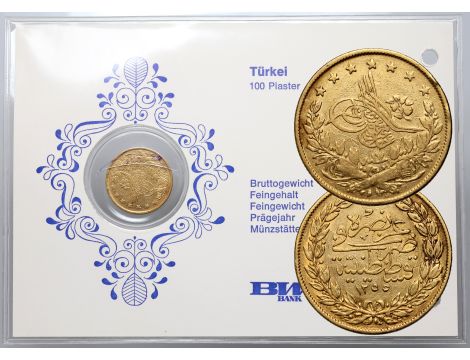 5271. Turcja, Abdulmecid I, 100 kuruszy / piastrów AH1255//17 (1855) - 3