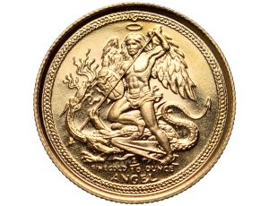 5276. Wyspa Man, 1/10 angel 1985, Anioł, 1/10 uncji złota