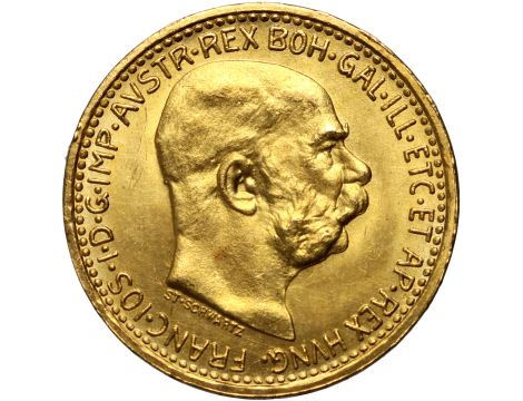 5281. Austria, Franciszek Józef I, 10 koron 1912, Nowe bicie