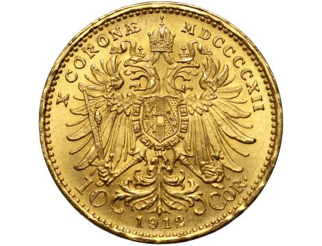 5281. Austria, Franciszek Józef I, 10 koron 1912, Nowe bicie - 2