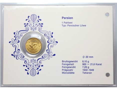 5289. Iran, Mohammad Reza Pahlawi, 1 pahlavi SH1324 (1945) - 3