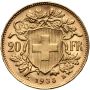 5299. Szwajcaria, 20 franków 1935, Helvetia Vreneli - 3