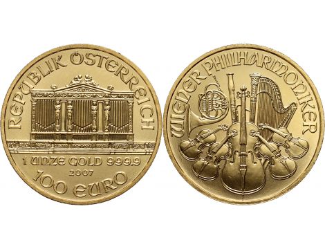 Złota moneta Wiedeński Filharmonik 1 uncja - 5