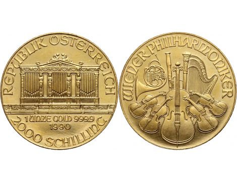 Złota moneta Wiedeński Filharmonik 1 uncja - 6