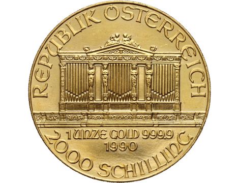 Złota moneta Wiedeński Filharmonik 1 uncja - 3