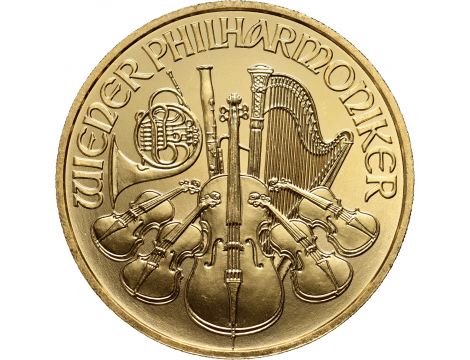 Złota moneta Wiedeński Filharmonik 1 uncja - 2