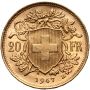 5302. Szwajcaria, 20 franków 1947, Helvetia Vreneli - 3