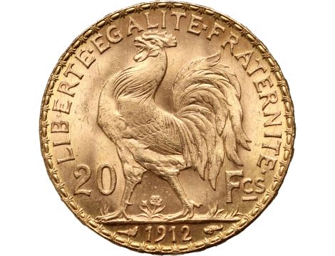 5313. Francja, 20 franków 1912, Marianna i Kogut - 2