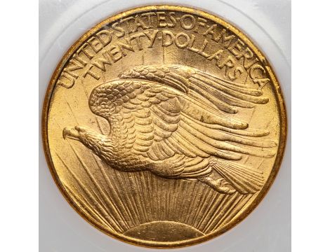 5316. USA, 20 dolarów 1908, Filadelfia, Saint-Gaudens, NGC MS63 - 3