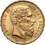 5323. Belgia, Leopold II, 20 franków 1878 - 2