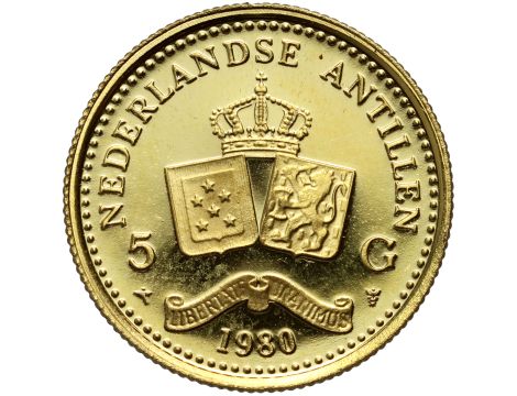 5326. Antyle Holenderskie, 5 guldenów 1980 - 2