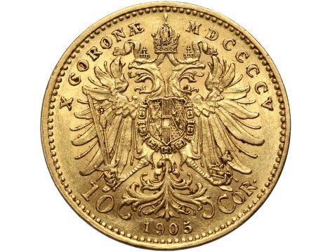 5329. Austria, Franciszek Józef I, 10 koron 1905 - 2