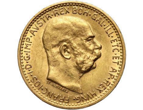 5331. Austria, Franciszek Józef I, 10 koron 1911, Stare bicie