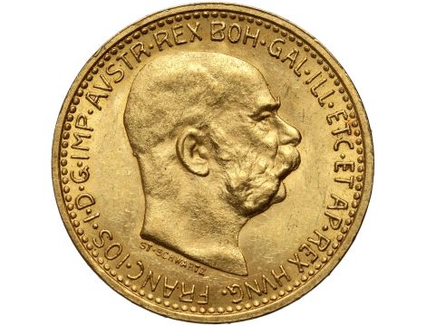 5332. Austria, Franciszek Józef I, 10 koron 1911, Stare bicie