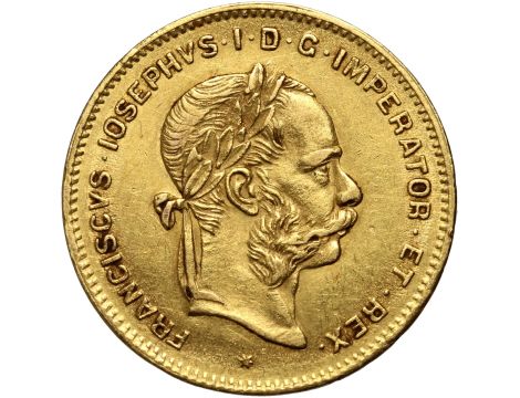 5336. Austria, Franciszek Józef I, 4 floreny/10 franków 1885