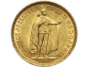 5337. Węgry, Franciszek Józef I, 20 koron 1902 KB, Kremnica
