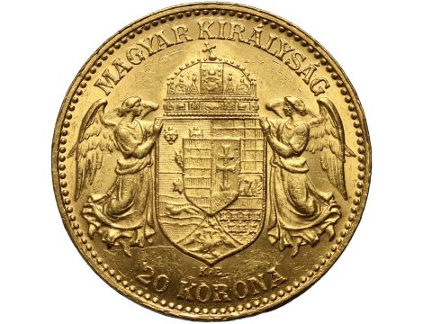 5337. Węgry, Franciszek Józef I, 20 koron 1902 KB, Kremnica - 2