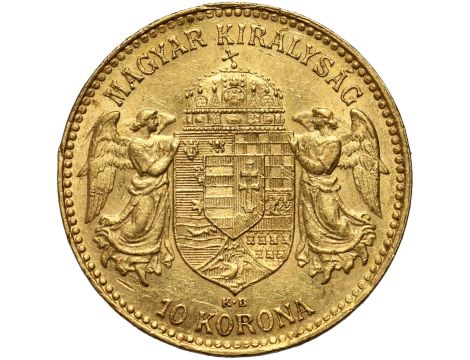 5342. Węgry, Franciszek Józef I, 10 koron 1911 KB, Kremnica - 2