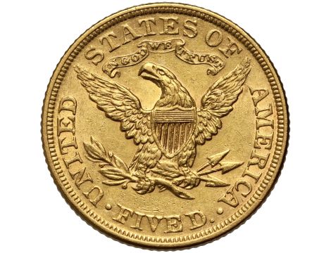 5345. USA, 5 dolarów 1893, Filadelfia, Liberty - 2