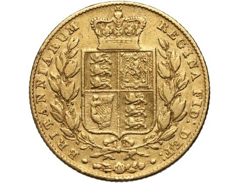5353. Wielka Brytania, Wiktoria, suweren 1842 - wczesny rocznik - 2