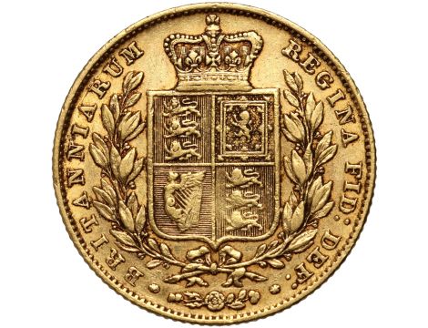 5354. Wielka Brytania, Wiktoria, suweren 1847 - wczesny rocznik - 2