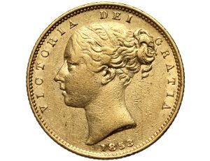 5355. Wielka Brytania, Wiktoria, suweren 1853