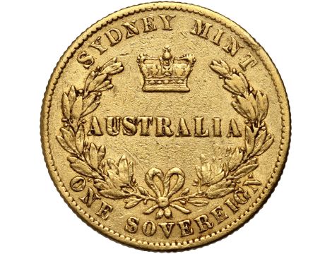 5357. Australia, Wiktoria, suweren 1870, Sydney - 2