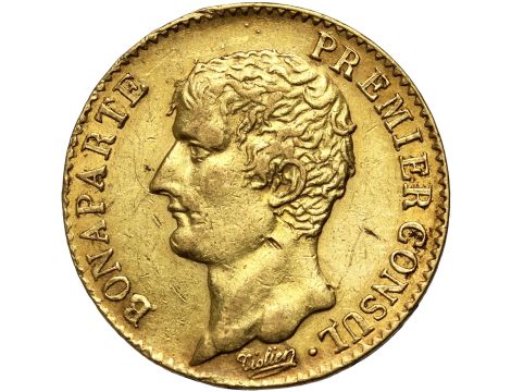 5358. Francja, Napoleon Bonaparte, 20 franków An 12 A (1803/4), Paryż, Premier Consul