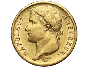 5359. Francja, Napoleon I, 20 franków 1810 A, Paryż